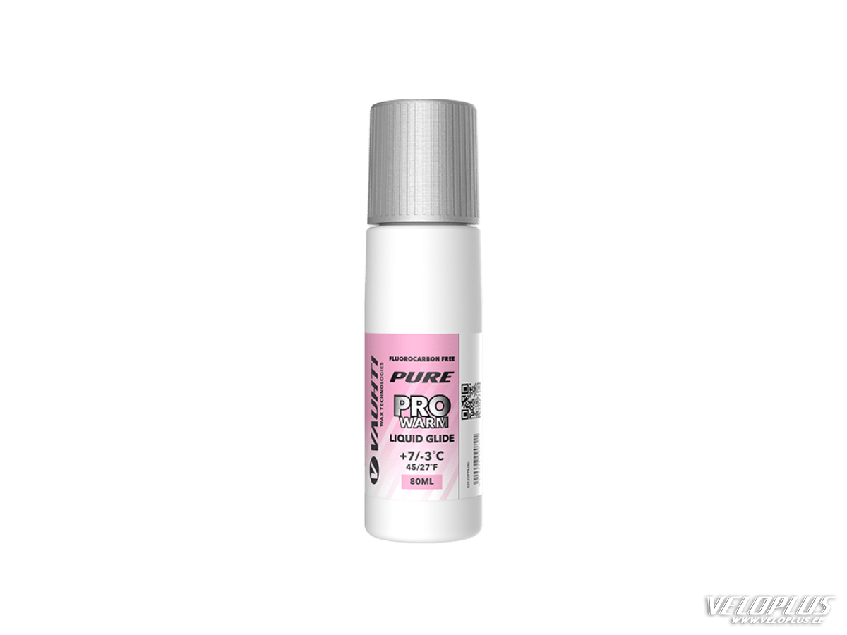 Võistlusmääre VAUHTI PURE PRO WARM LIQUID GLIDE PINK +7…-3°C 80ml