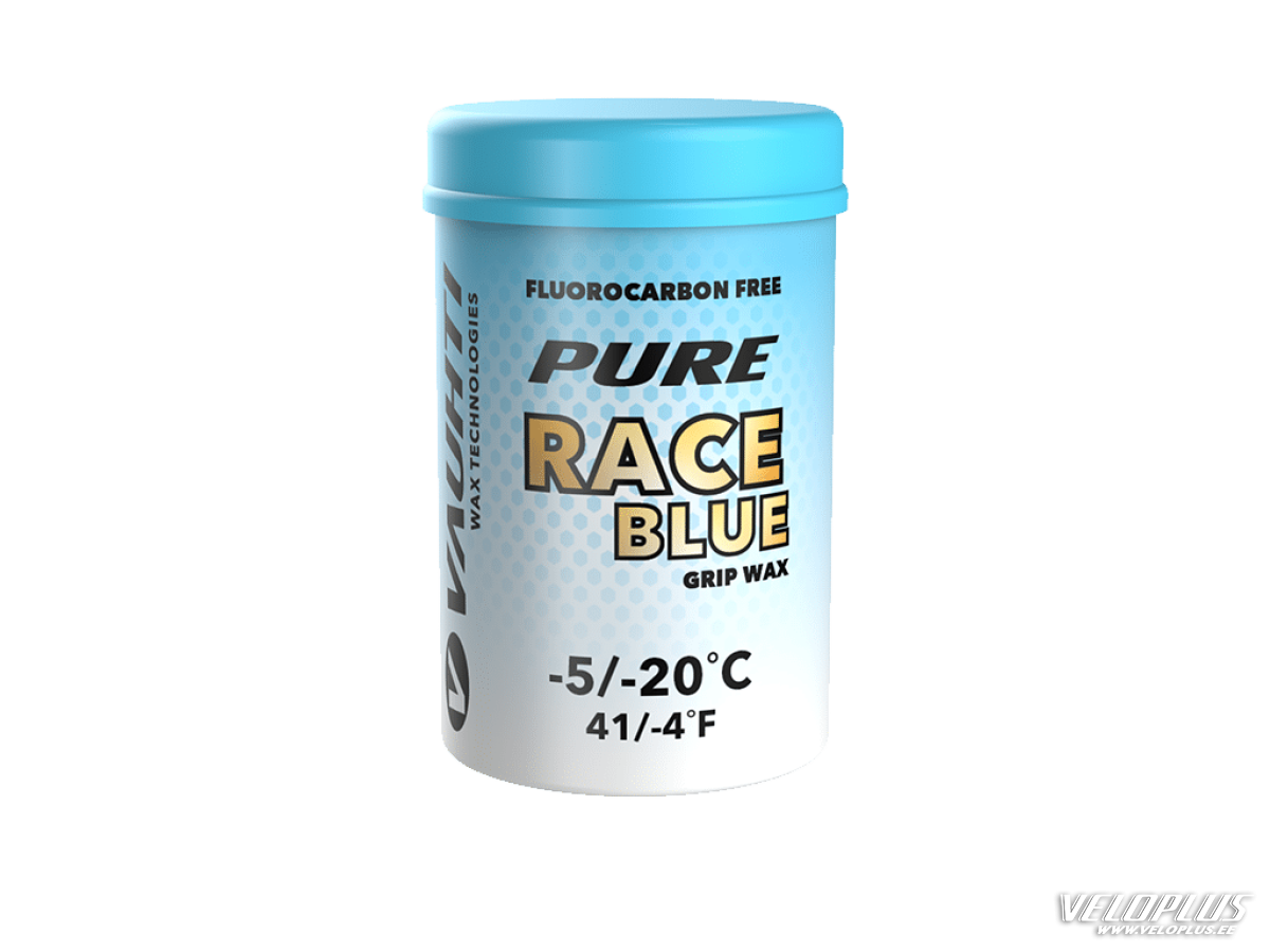 VAUHTI GRIP WAX PURE RACE BLUE OLD SNOW -5...-20C 45g 