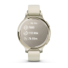 Garmin Lily 2 Active, Vaalea kulta ja luunvalkoinen silikonihihna thumbnail 7