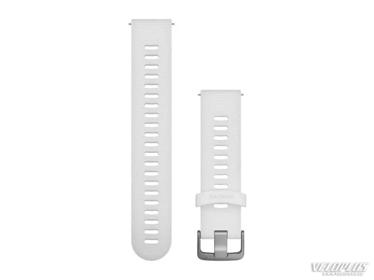 Vaihde Garmin Quick Release 20mm, valkoinen silikoni