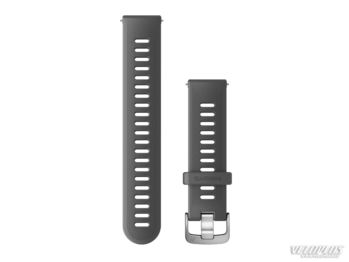Vaihde Garmin Quick Release 20mm Monterra harmaa silikoni