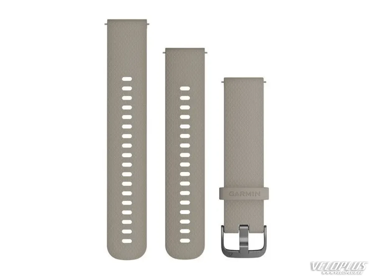 Vaihde Garmin Quick Release 20mm, hiekkakiven silikoninen, liuskekivi metalliosat