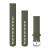 Ремешок Garmin Quick Release 20mm Moss силиконовый, серебристая фурнитура thumbnail 1