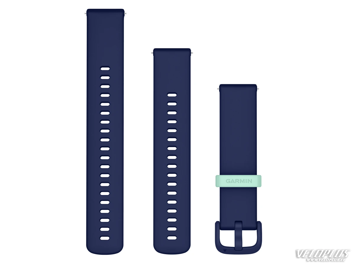 Vaihtoranneke Garmin Quick Release 20mm, Navy-silikoni