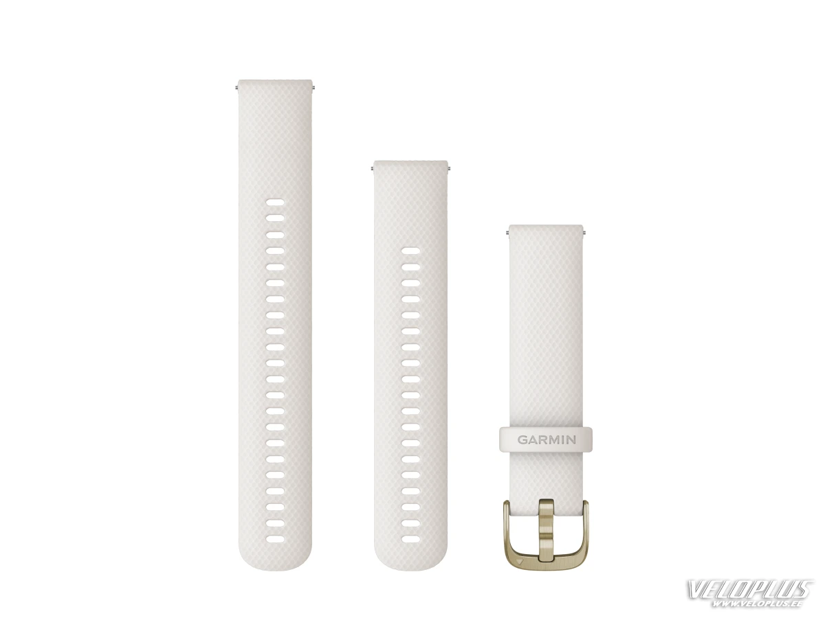 Replacement band Garmin Quick Release 20mm Ivory, cream gold hardware