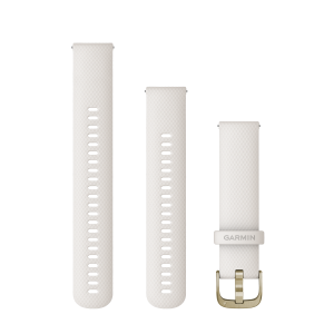 Replacement band Garmin Quick Release 20mm Ivory, cream gold hardware