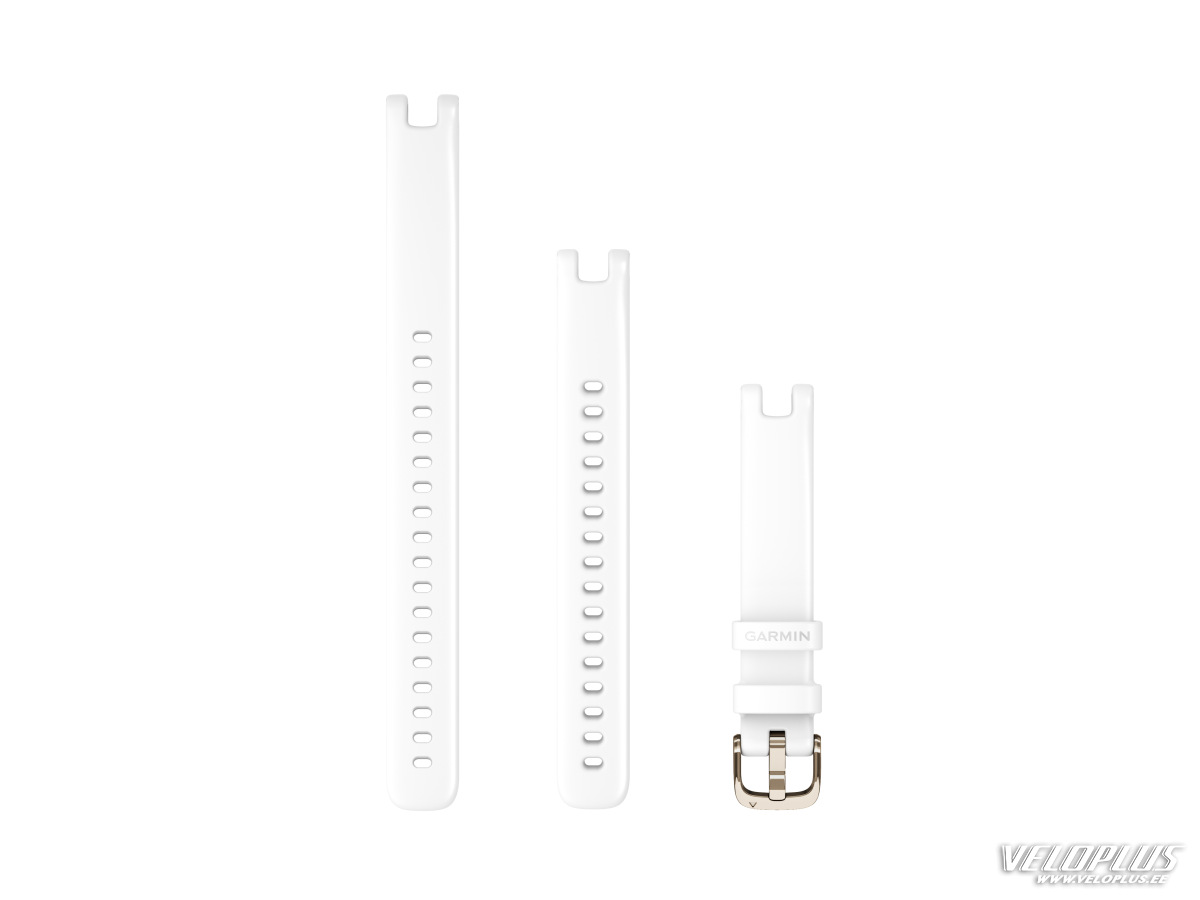 Garmin Lily Watch Bands (14 mm) White, cream gold