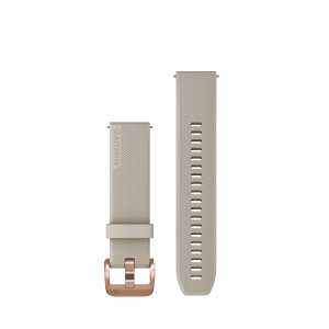 Replacement band Garmin Quick Release 20mm Light sand, rose gold hardware