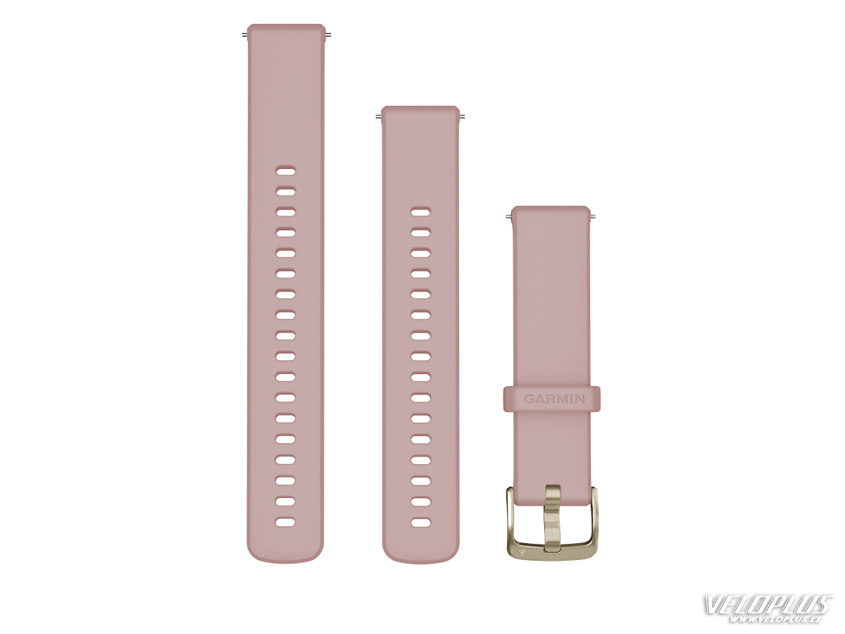 Replacement band Garmin Quick Release 18mm Dust rose, soft gold hardware