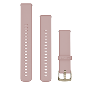 Replacement band Garmin Quick Release 18mm Dust rose, soft gold hardware