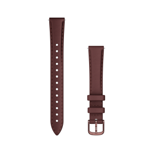 Garmin Lily 2 Watch Bands (14 mm) Mulberry leather, dark bronze hardware