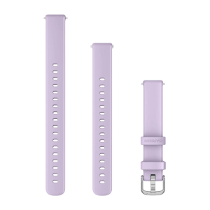 Garmin Lily 2 Watch Bands (14 mm) Jasmine silicone, silver hardware