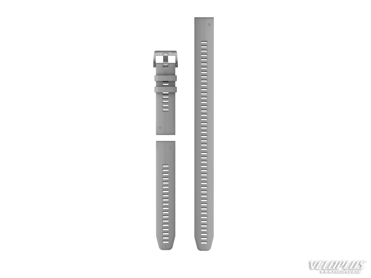 Replacement band Garmin QuickFit 22mm Powder grey silicone (3-piece Dive Set)