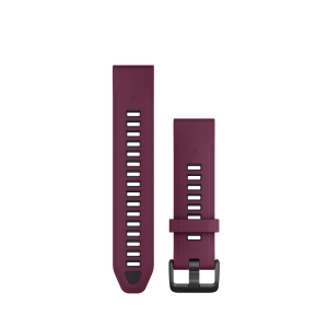 Replacement band Garmin QuickFit 20mm Merlot/Graphite Silicone