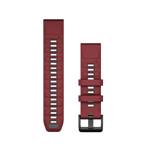 Replacement band Garmin QuickFit 22mm Marsala/Graphite Silicone
