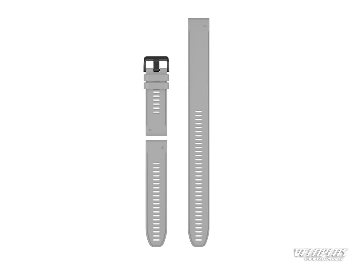 Replacement band Garmin QuickFit 26mm Powder grey silicone (3-piece Dive Set)