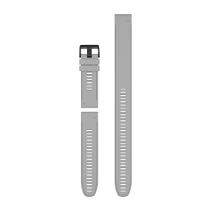 Replacement band Garmin QuickFit 26mm Powder grey silicone (3-piece Dive Set)