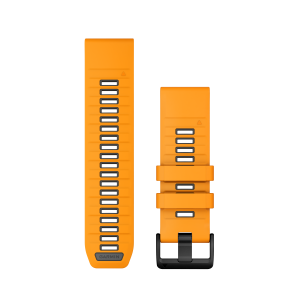 Aizvietojamā siksniņa Garmin QuickFit 26mm Spark Orange/Graphite Silikona