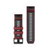 Aizvietojamā siksna Garmin QuickFit 26mm Marsala/Grafīta Silikons thumbnail 2