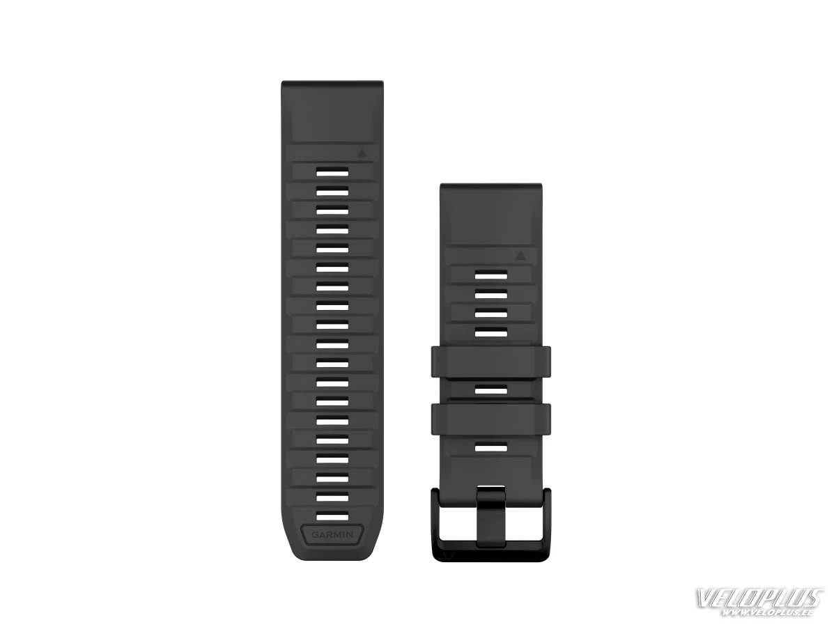 Aizvietojamā siksna Garmin QuickFit 26mm grafīta silikons