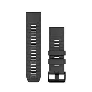 Aizvietojamā siksna Garmin QuickFit 26mm grafīta silikons