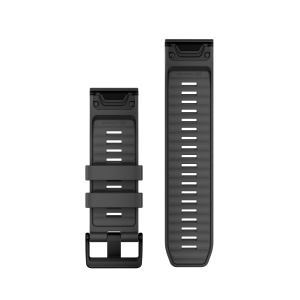 Aizvietojamā siksna Garmin QuickFit 26mm grafīta silikons