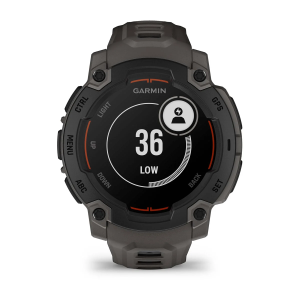 Garmin Instinct E - 45 mm, Must ja süsihalli rihmaga