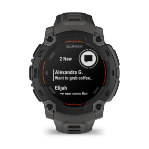 Garmin Instinct E - 45 mm, Must ja süsihalli rihmaga