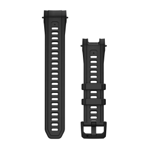 Watch band Garmin Instinct 3 - 45 mm (22mm) Black Silicone