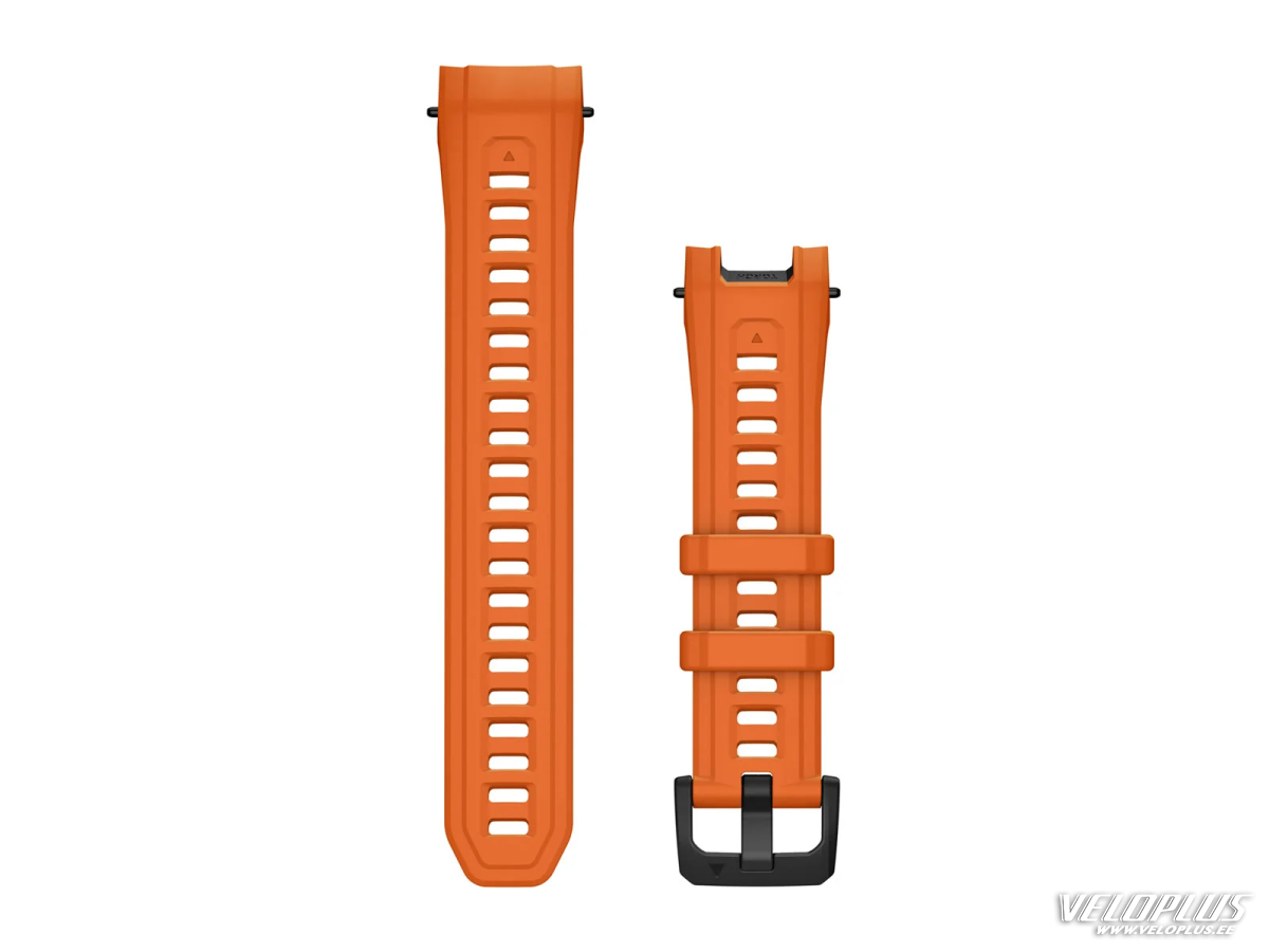 Watch band Garmin Instinct 3 - 45 mm (22mm) Ember orange silicone