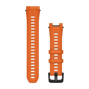 Watch band Garmin Instinct 3 - 45 mm (22mm) Ember orange silicone