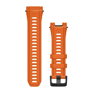 Pulksteņa siksniņa Garmin Instinct 3 - 50 mm (26 mm) Ember oranža silikona