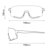 Brilles Shimano CE-ARLT2 AEROLITE Ridescape HC White thumbnail 2