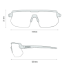Очки Shimano CE-TSPK2 TWINSPARK Ridescape HC White thumbnail 2