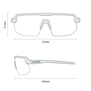 Очки Shimano CE-TSPK2 TWINSPARK Ridescape HC White