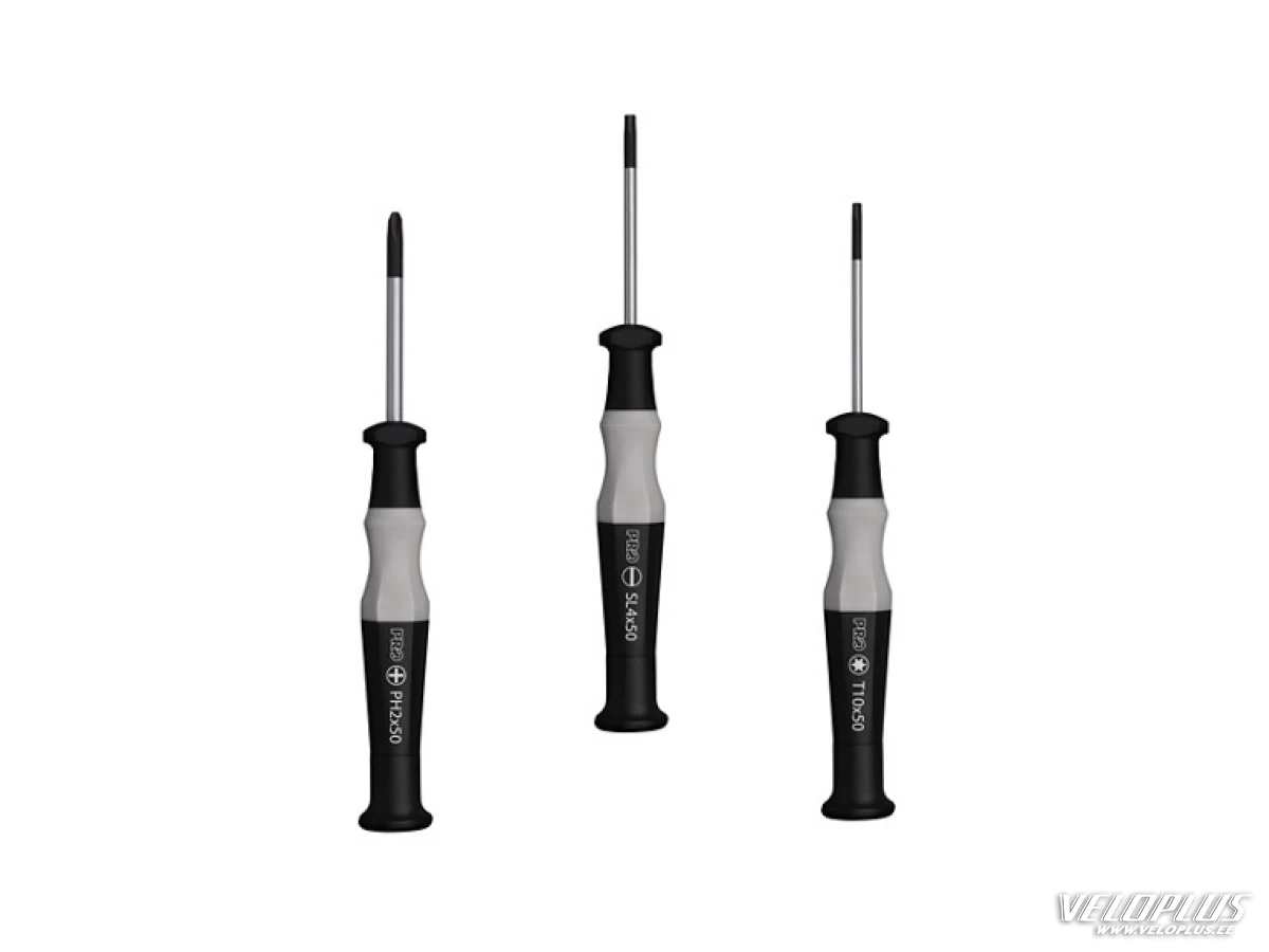 PRO Fine adjustment srewdriver set (2/2.5mm hex & JIS #1 & flat)