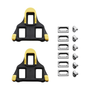 Cleat set Shimano SM-SH11 black-yellow, 6 degree