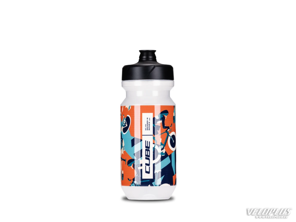 Cube Bottle Flow 500ml blue´n´orange