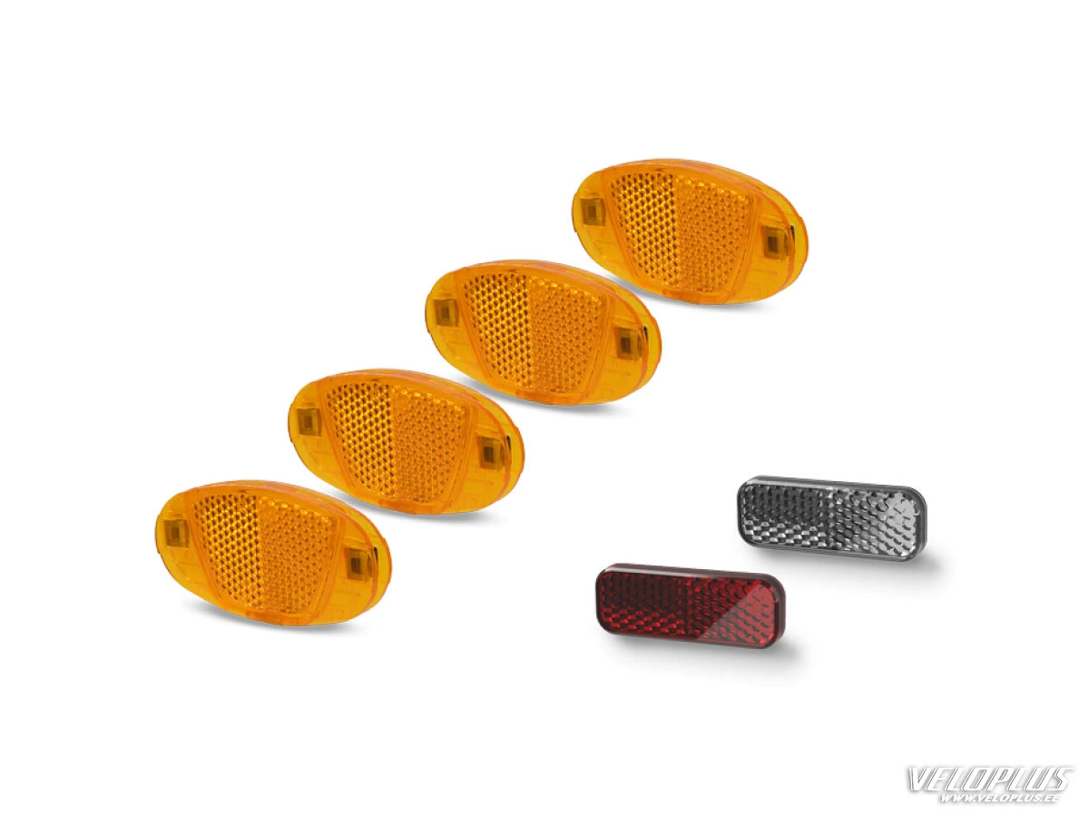 ACID Reflector Set for Handlebar / Seatpost / Spokes (StVZO)