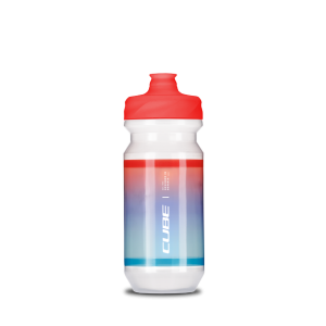 Cube Bottle Flow 500ml Teamline white´n´blue´n´red