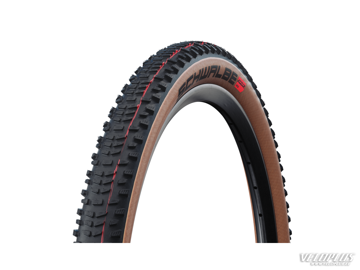 Покрышка Schwalbe Racing Ralph 29x2.25 Super Race, TLE, прозрачные боковины (transparent skinwall)