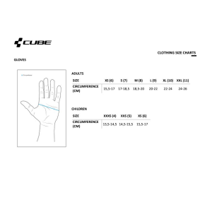 Pikad kindad Cube CMPT Comfort