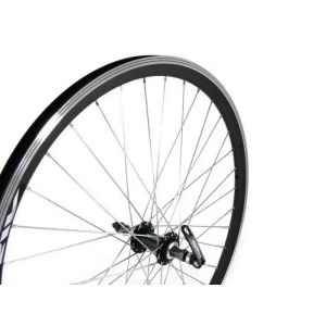 Takapyörä Stars 26" kierteellinen vapaaratas, kaksiseinämäinen, QR, musta
