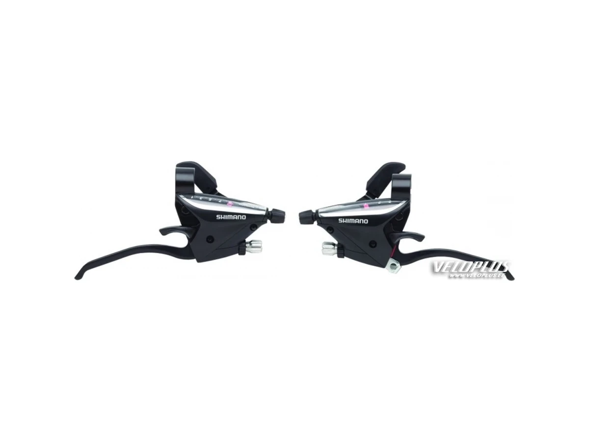 Shift/break lever set Shimano EF65 3x7 black