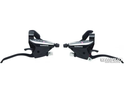 Shift/break lever set Shimano EF65 3x7 black