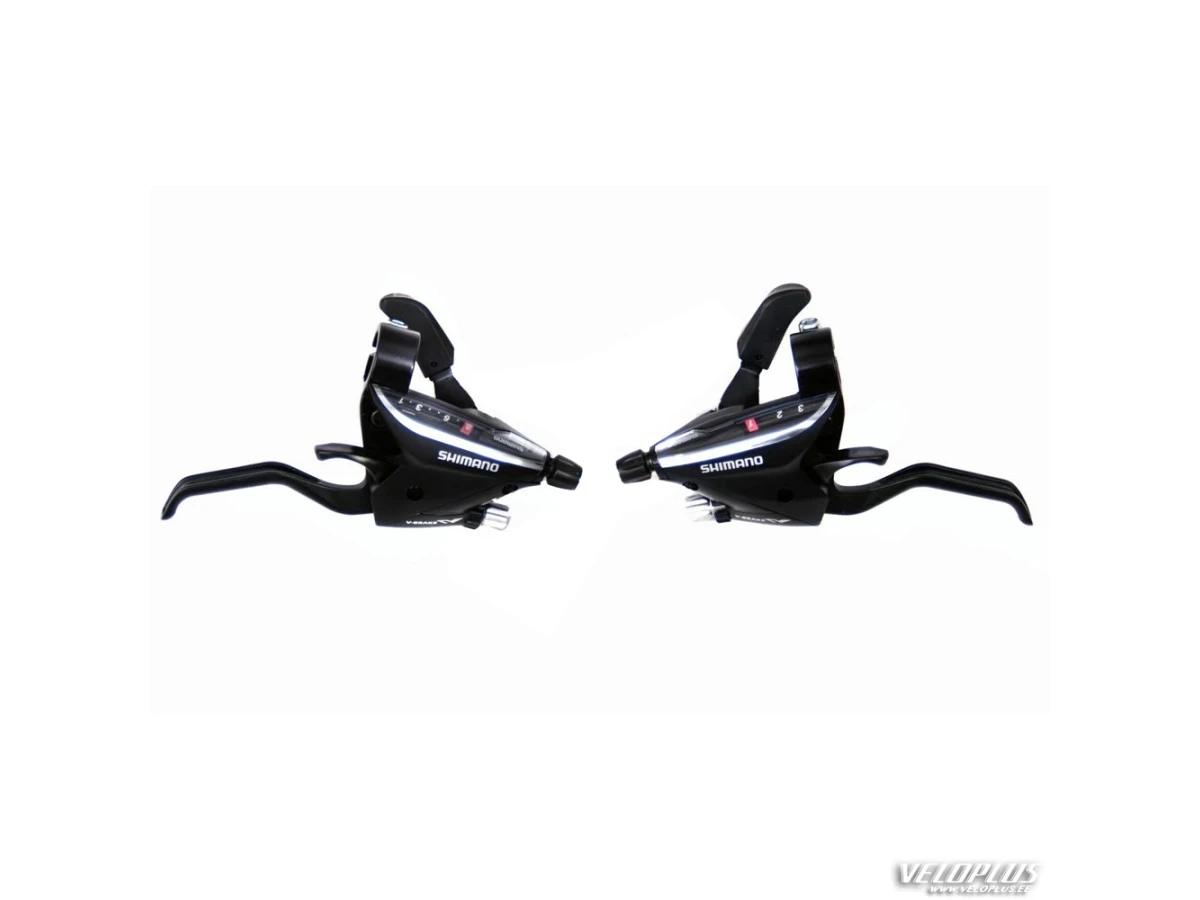 Shift/break lever set Shimano EF65 3x8 black