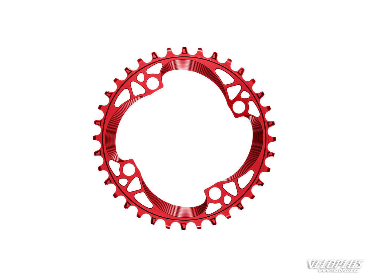 Žvaigždutė AbsoluteBlack 104/64 BCD 36T Raudona 1X