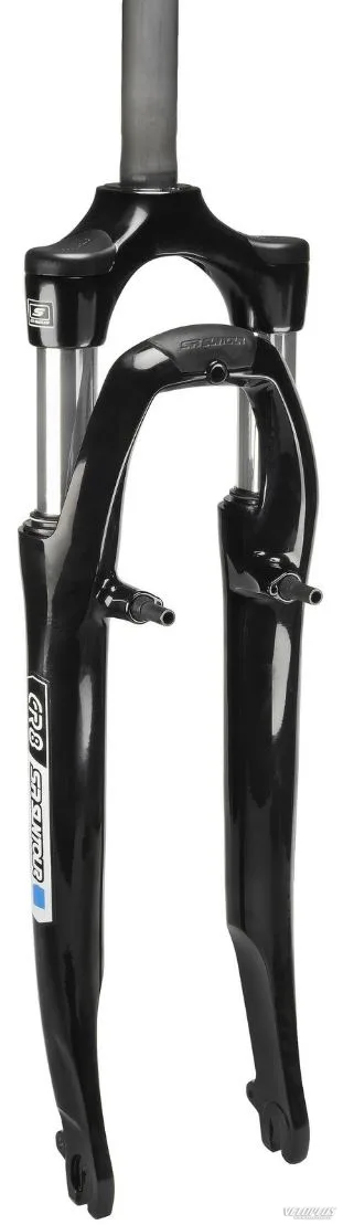 Priekinė šakė SR Suntour CR8V P 28" 63 mm 1" 9×100 mm sriegis 18 cm, juoda