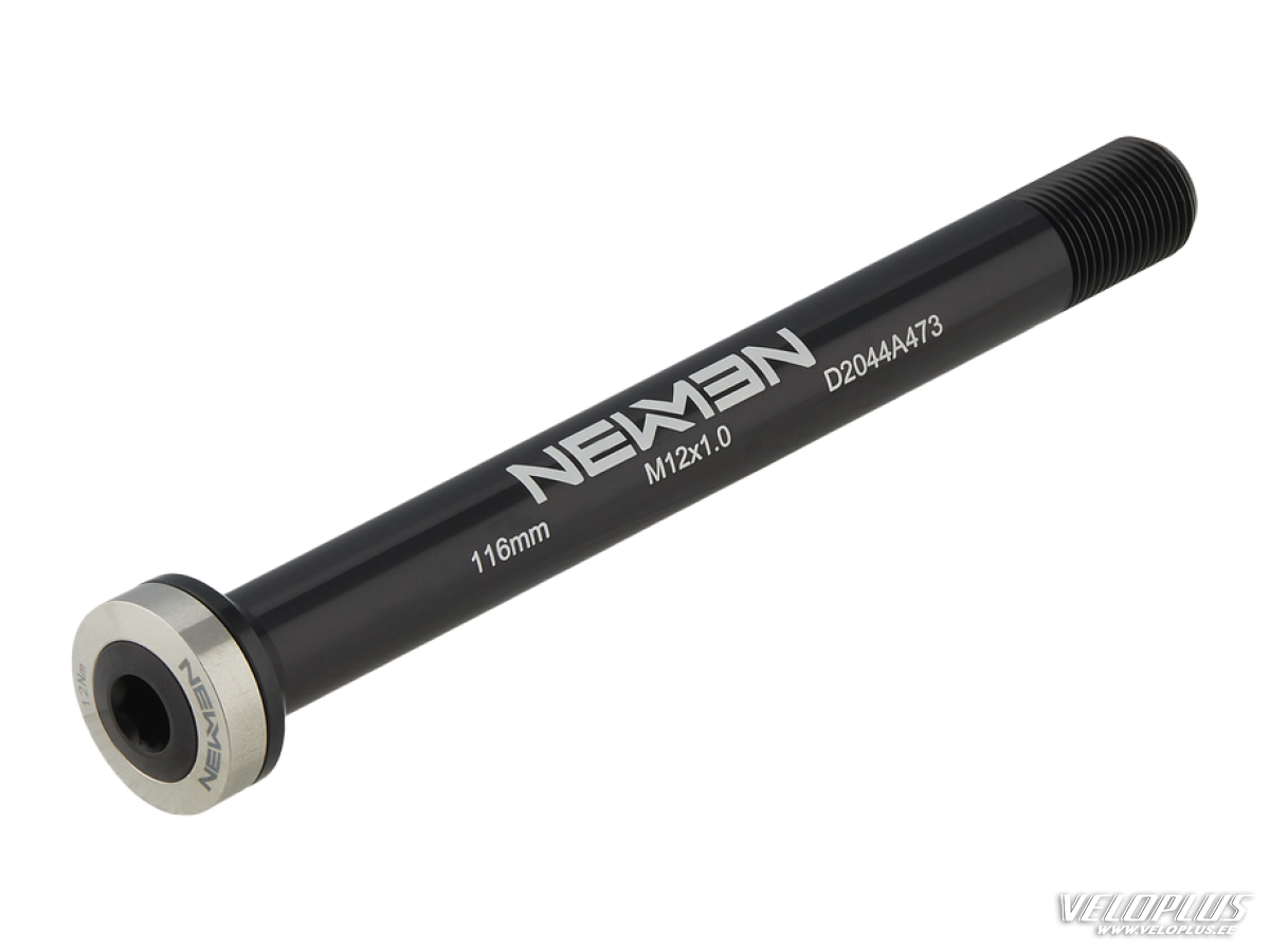 Передний сквозной ось NEWMEN X12 12x100 мм M12x1.0 116 мм