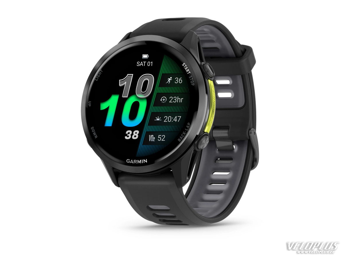 Garmin Forerunner 970, Carbon Grey DLC Titanium with Black Case